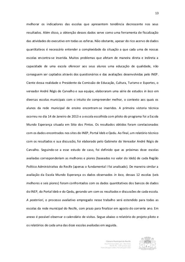relatório ideb recife final